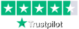 TrustPilot logo showing a 4.5/5 rating