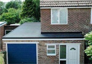 Rubber roof porch and garage