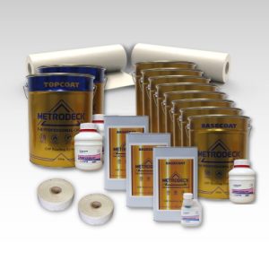 Contents - 70m2 Metrodeck Fire Rated Fibreglass Roofing Kit 2 x 450g