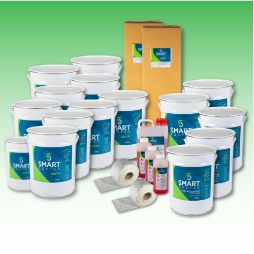 90m2 SMART GRP Roofing Kit Double Layer 450g